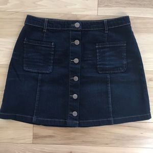Button down denim skirt size 10